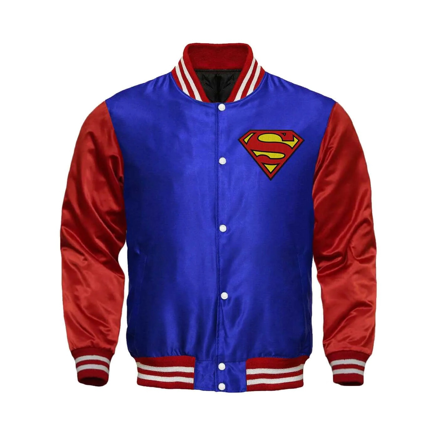 Superman Satin Varsity Jacket