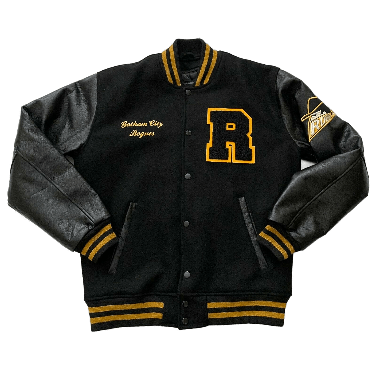 Batman Knight Gotham Wool Varsity Jacket