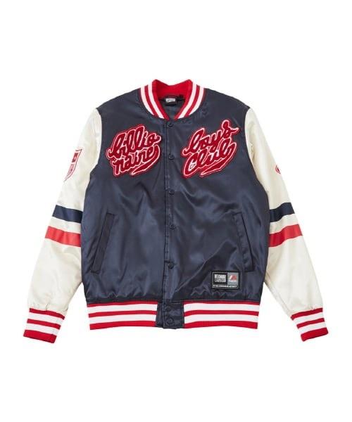 Bbc Majestic Eva Stadium Satin Varsity Jacket