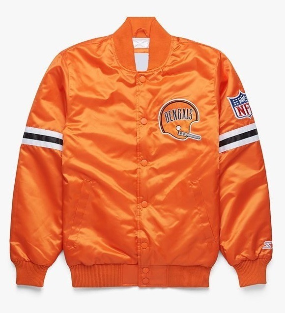 Bengals Starter Satin Varsity Jacket