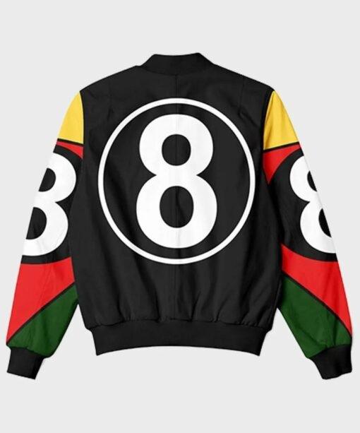 8 Ball 90s Black Vintage Bomber Jacket