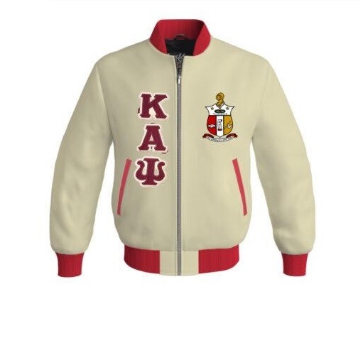 Alpha Psi Fraternity Kappa Satin Varsity Jacket