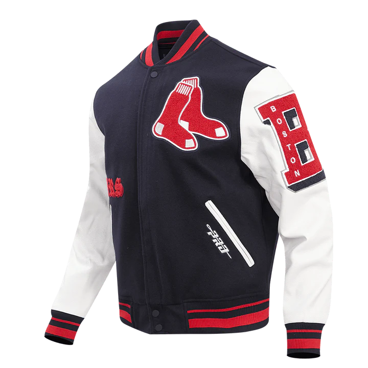 Boston Red Sox Old English Wool Varsity Jacket