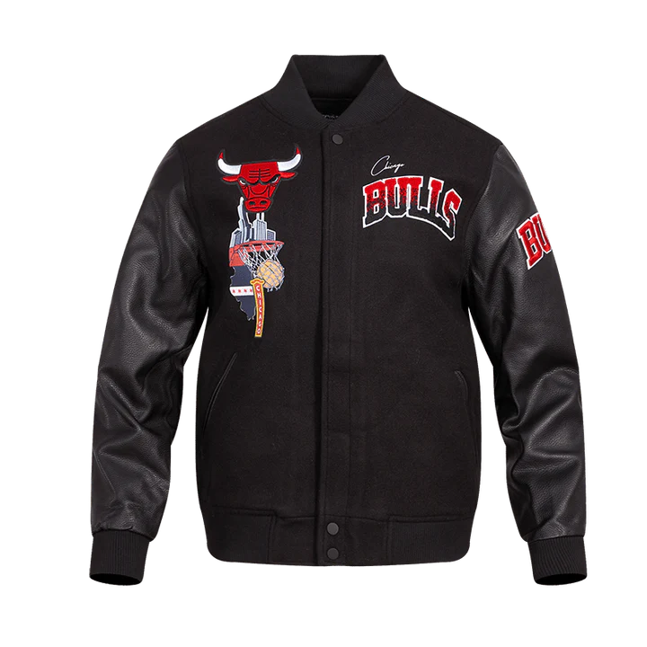 Chicago Bulls Home Town Wool Varsity Jacket