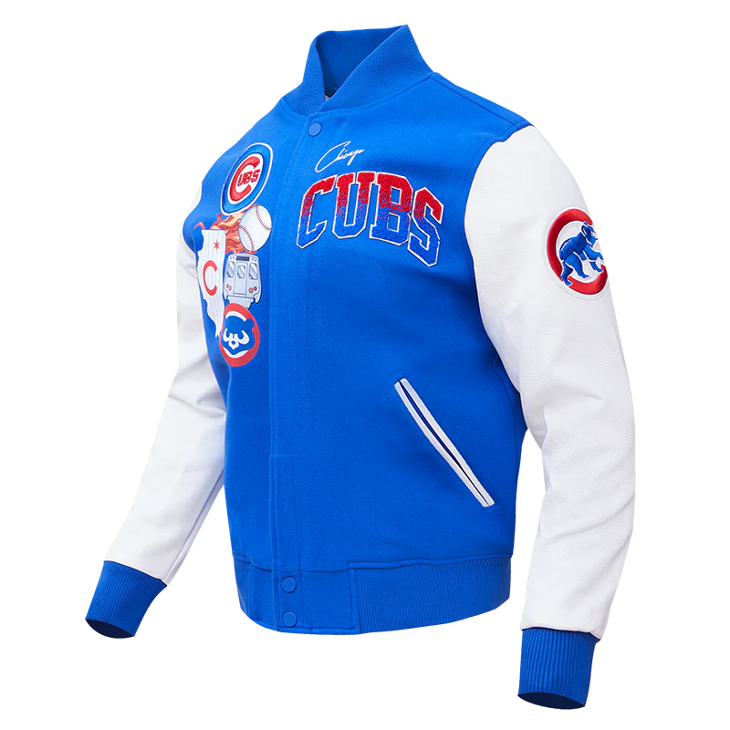 Chicago Cubs Home Town Wool Varsity Jacket