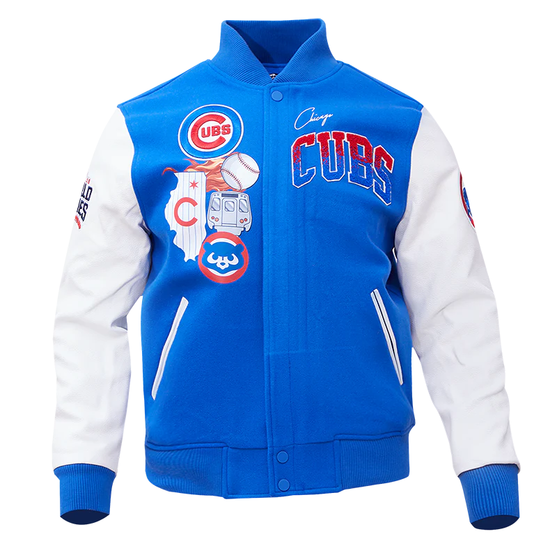 Chicago Cubs Home Town Wool Varsity Jacket