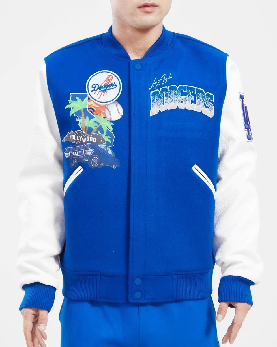 Los Angeles Dodgers Home Town Wool Varsity Jacket