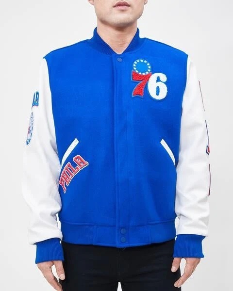 Philadelphia 76ers Classic Wool Varsity Jacket