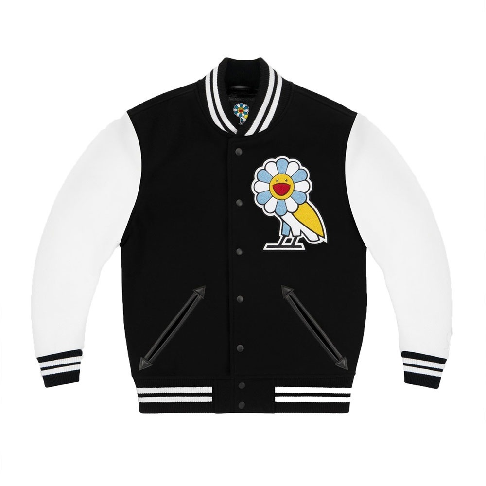 Takashi Murakami X Ovo Varsity Jacket