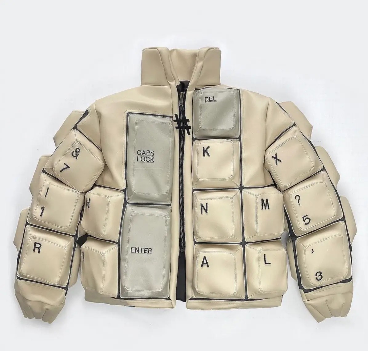 The Keyboard Puffer Jacket