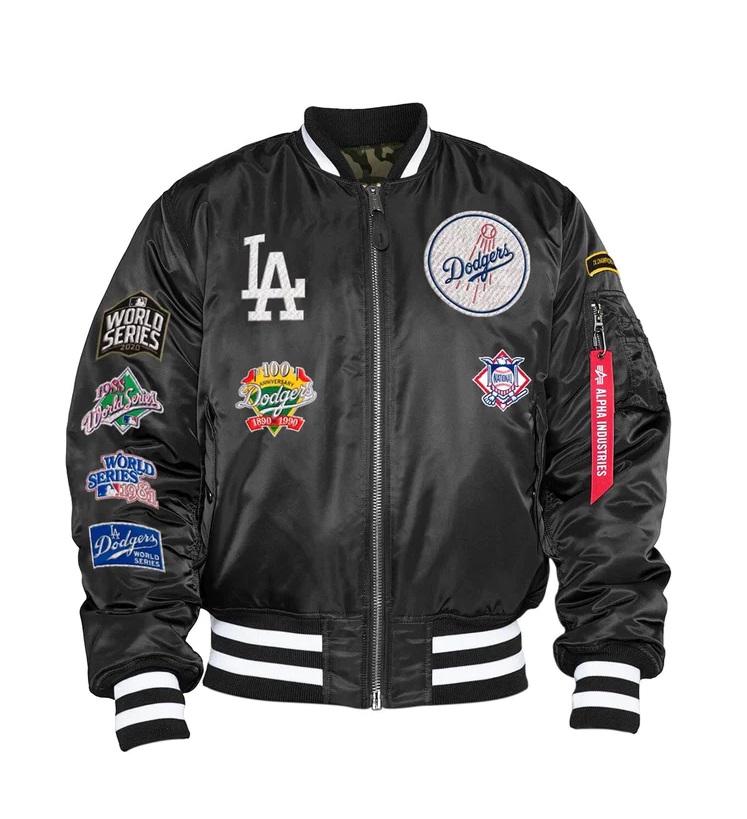 Dodgers Alpha Industries Ma-1 Bomber Jacket