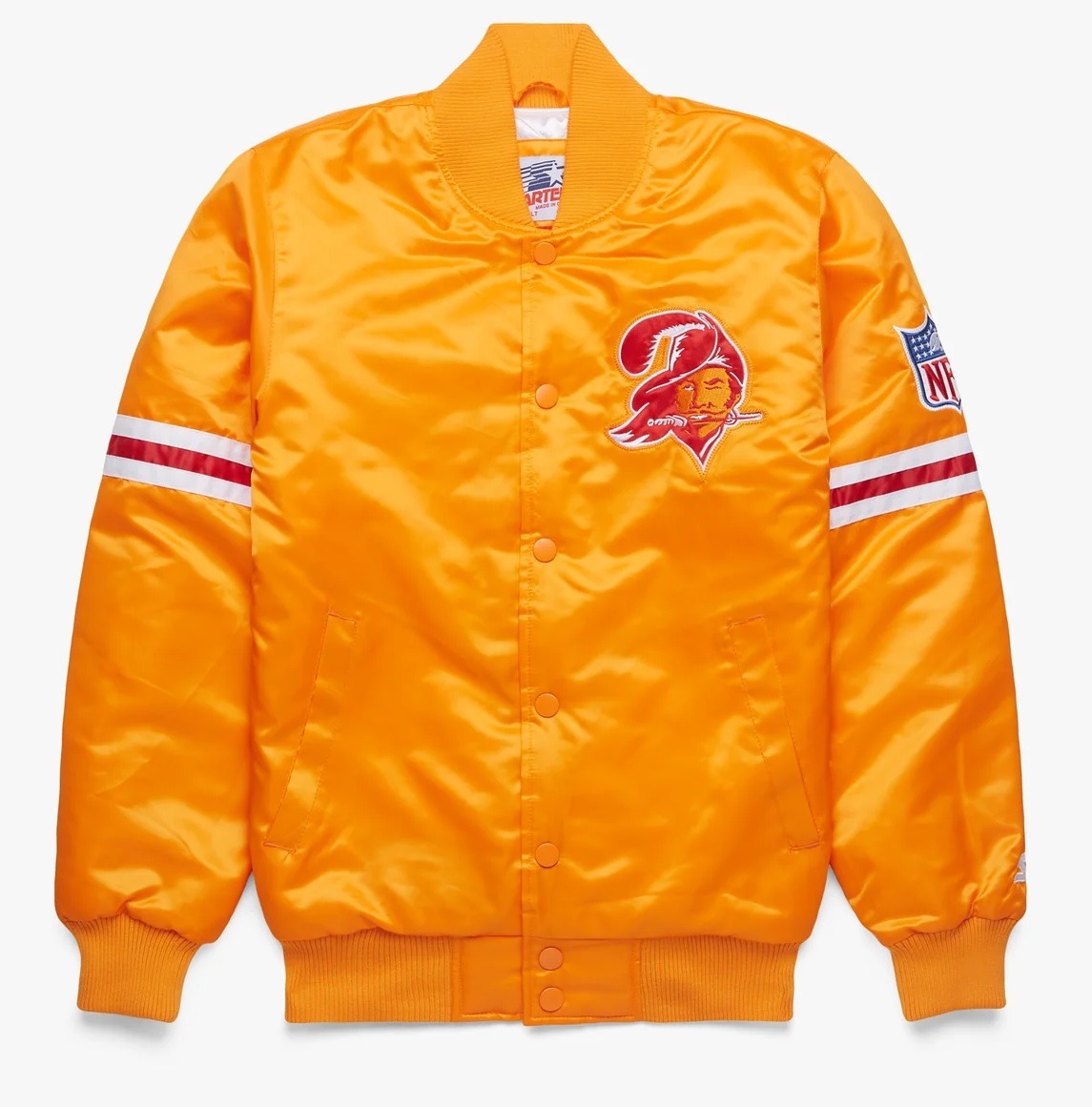 Tampa Bay Buccaneers Satin Varsity Jacket