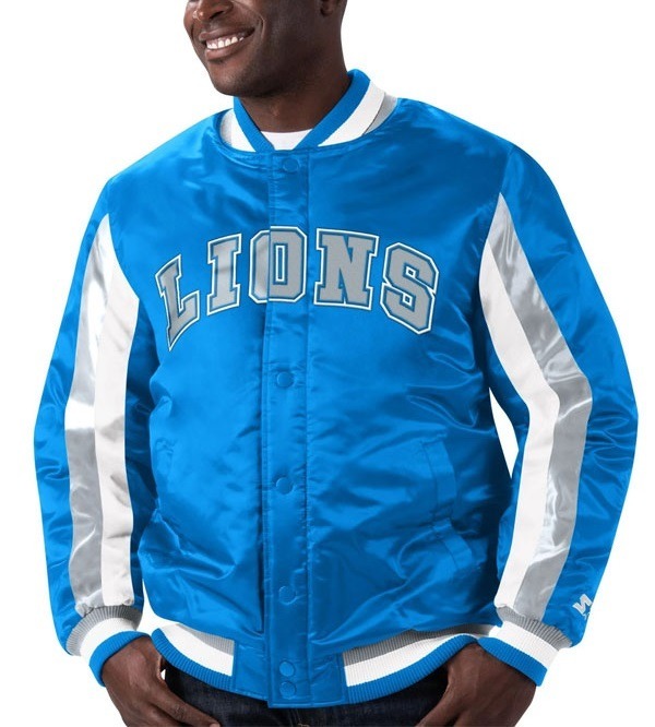 Starter Detroit Lions Stripe Jacket