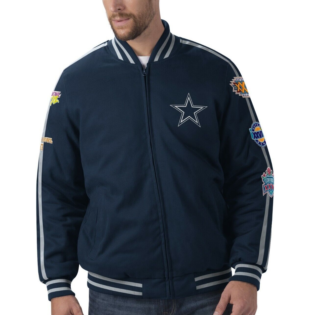 Dallas Cowboys 5 Time Super Bowl Champion Jacket