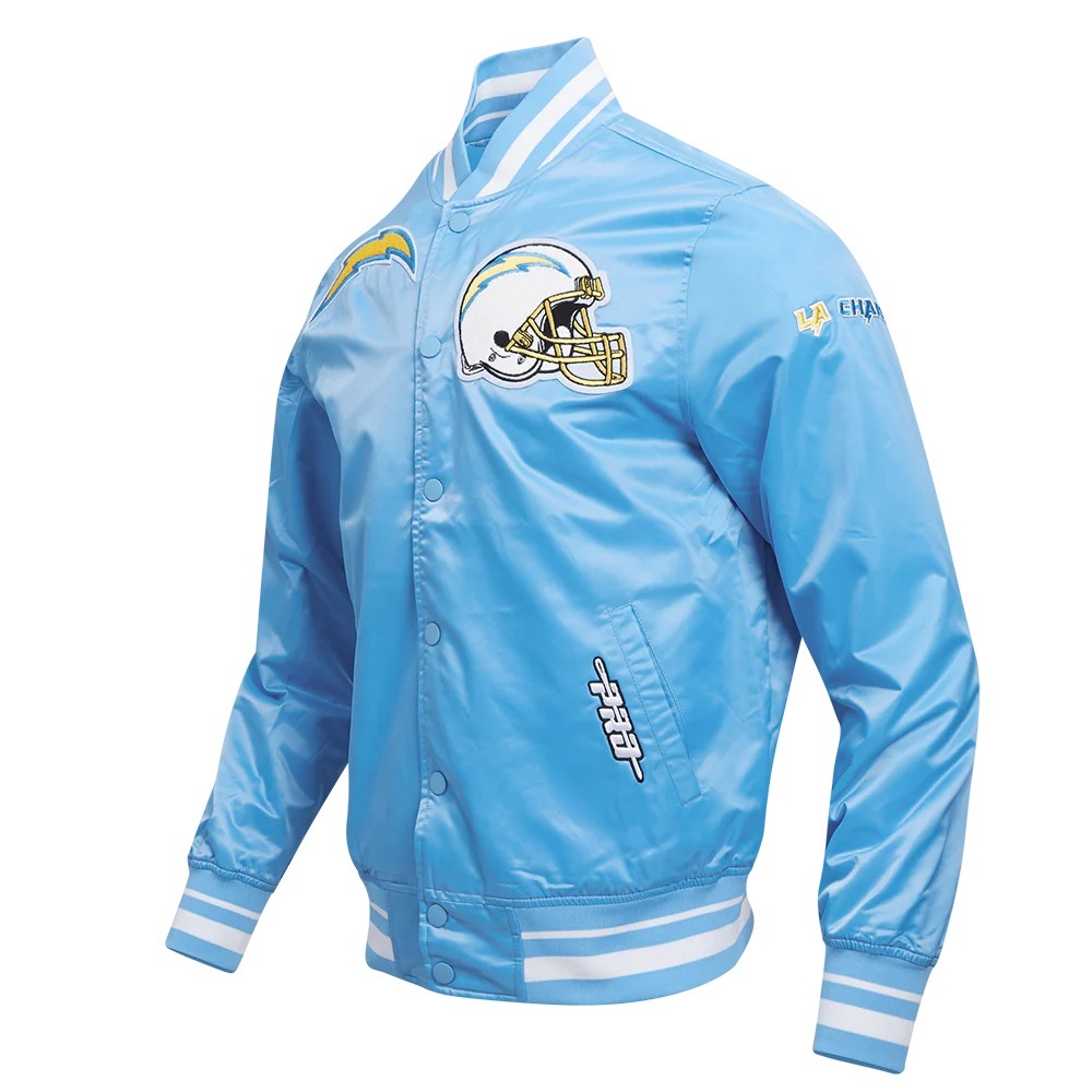 LA Chargers Mashup Satin Varsity Jacket