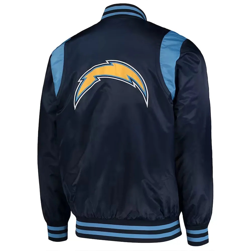 LA Chargers The Prime Blue Satin Jacket