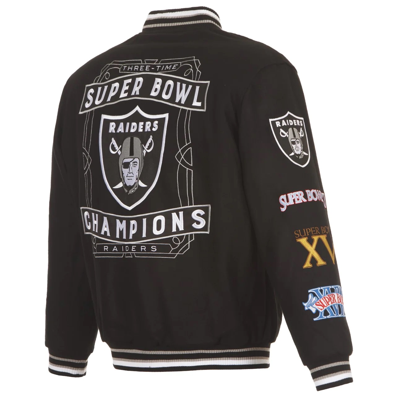 Las Vegas Raiders Super Bowl Wool Championship Jacket