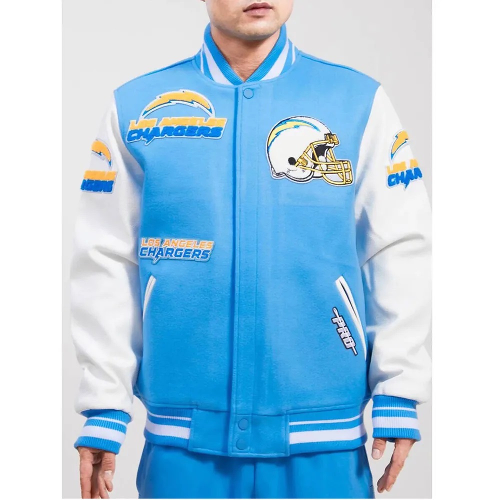 Los Angeles Chargers Mashup Wool Varsity Jacket