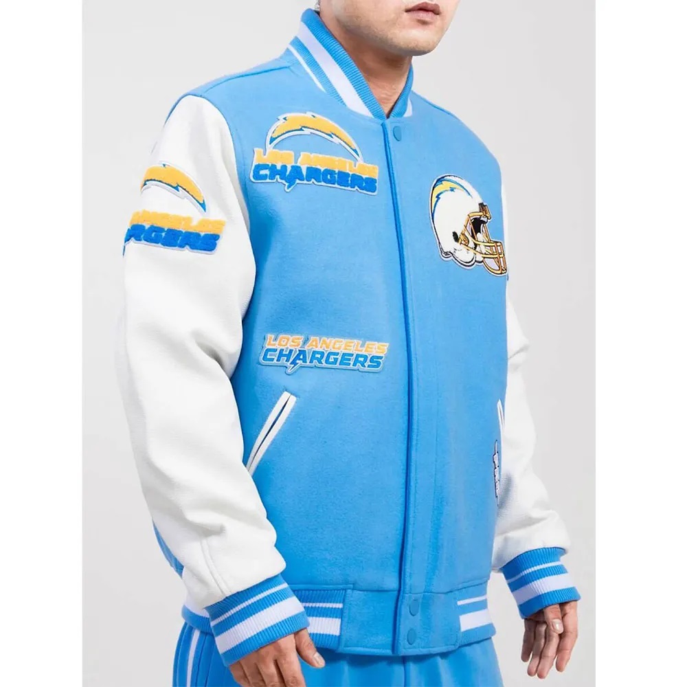 Los Angeles Chargers Mashup Wool Varsity Jacket