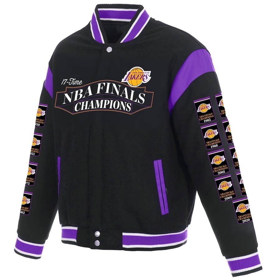 Los Angeles Lakers Champions Full Snap Jacket