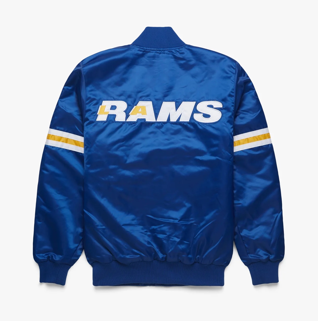 Los Angeles Rams NFL Blue Satin Jacket