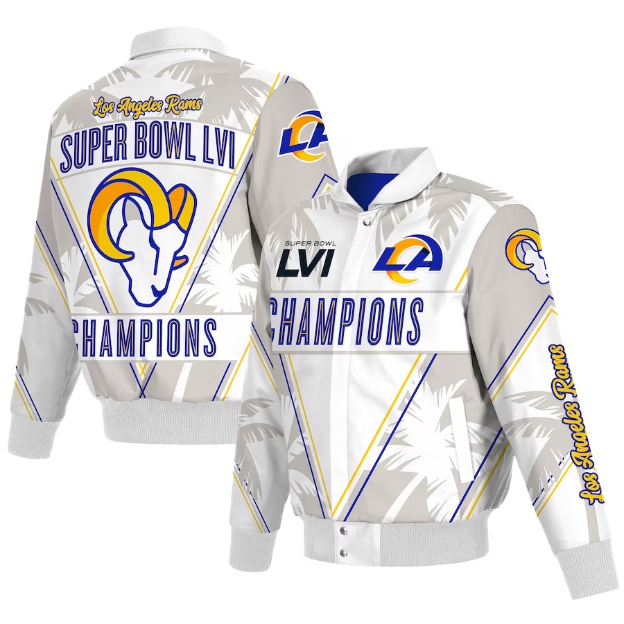 Los Angeles Rams Super Bowl LVI Champions Full-Snap Jacket