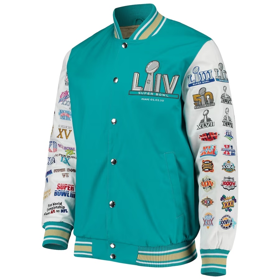 Miami Super Bowl LIV Full-snap Varsity Jacket