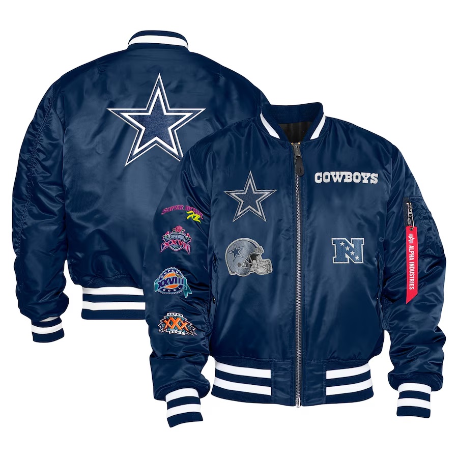 Dallas Cowboys Ma-1 Bomber Jacket