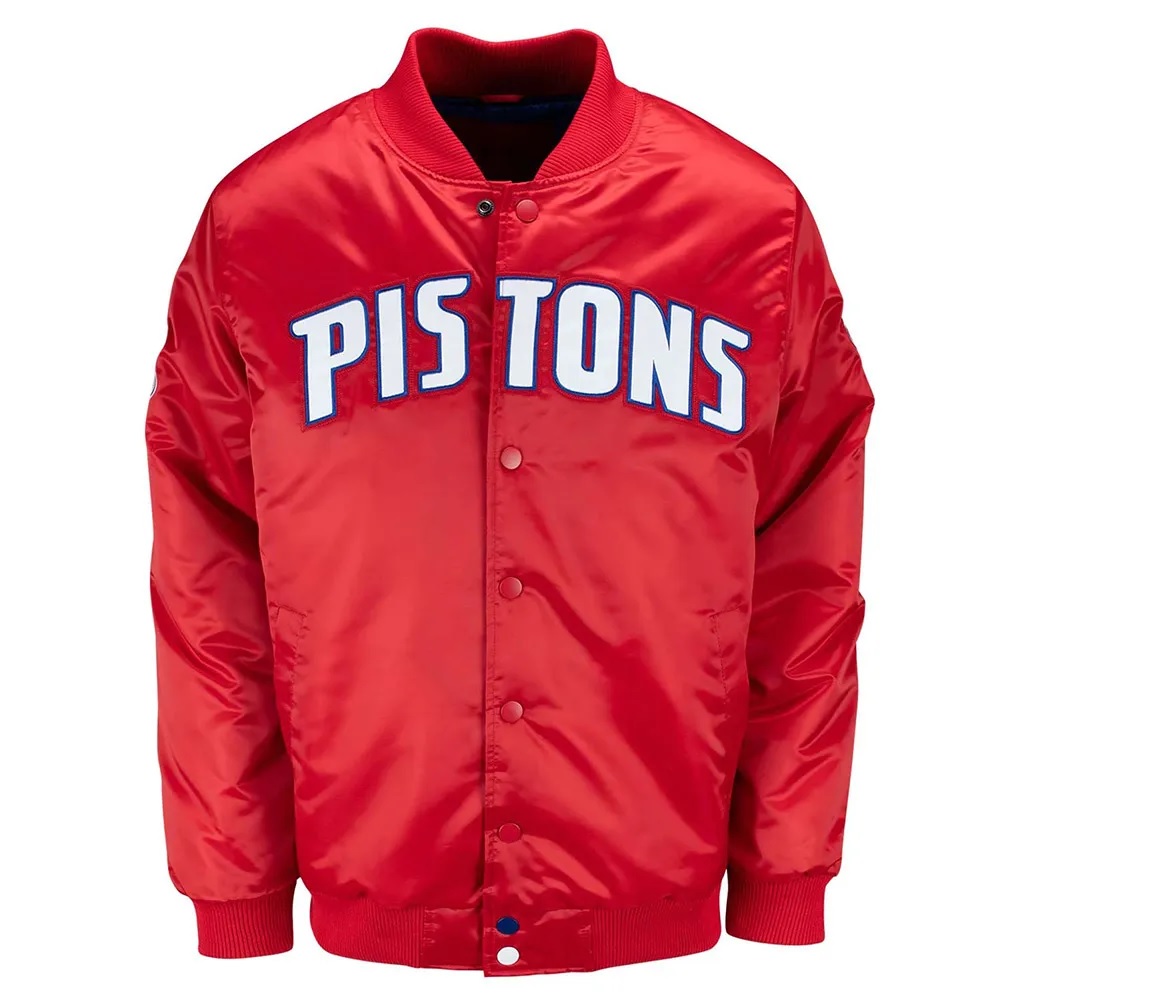 20th Anniversary Detroit Pistons Red Jacket