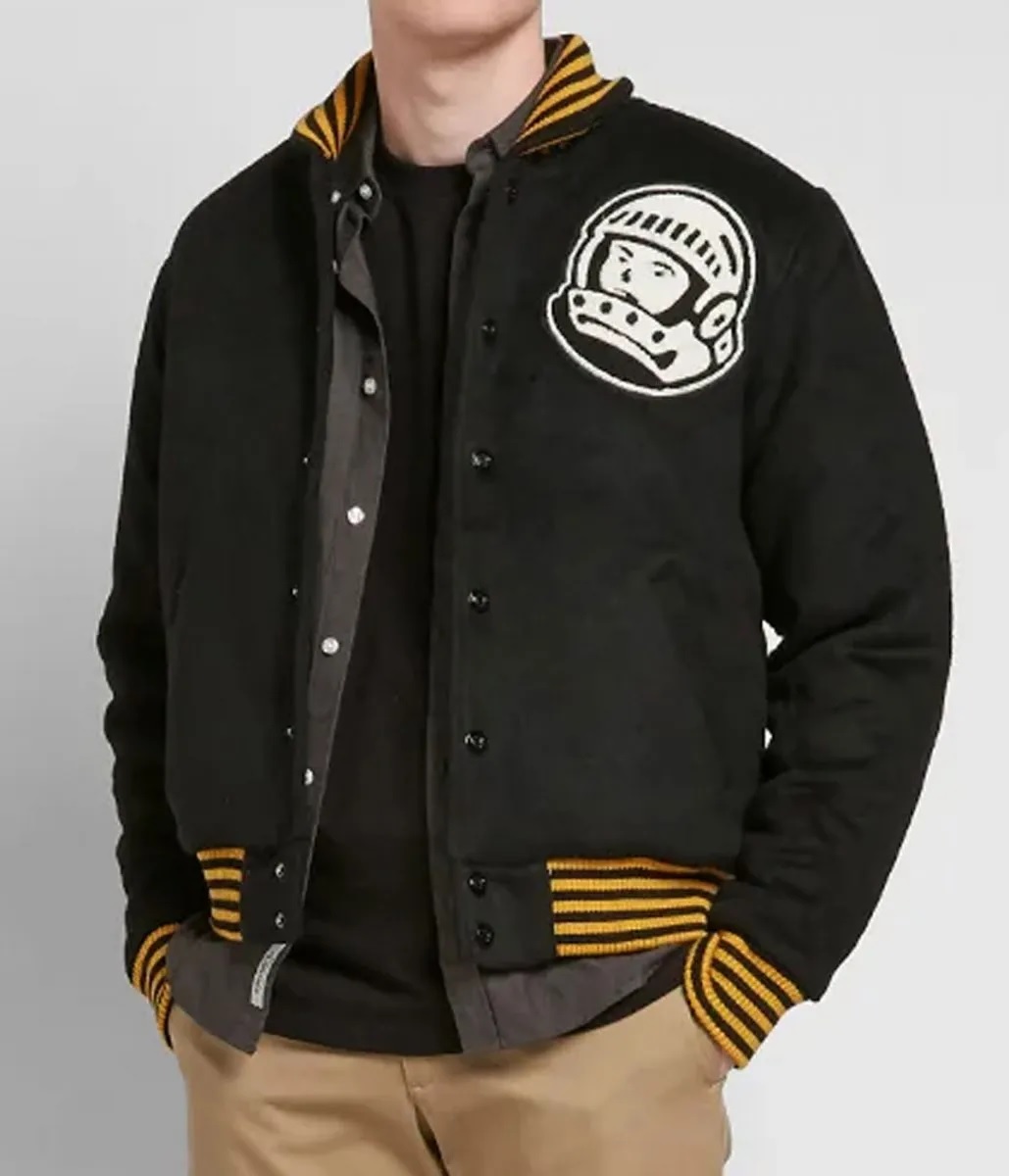 Astro BBC Black Wool Varsity Jacket