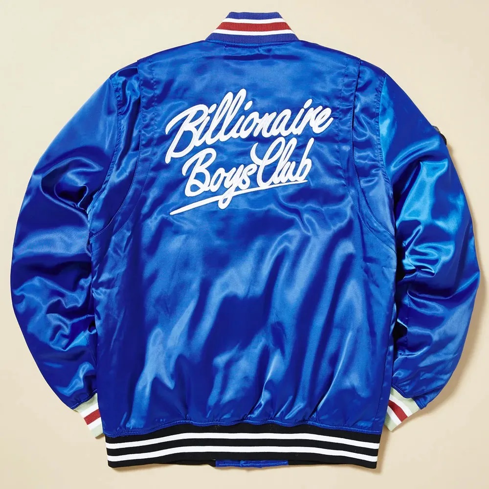 BB Starchild BBC Black and Blue Satin Jacket