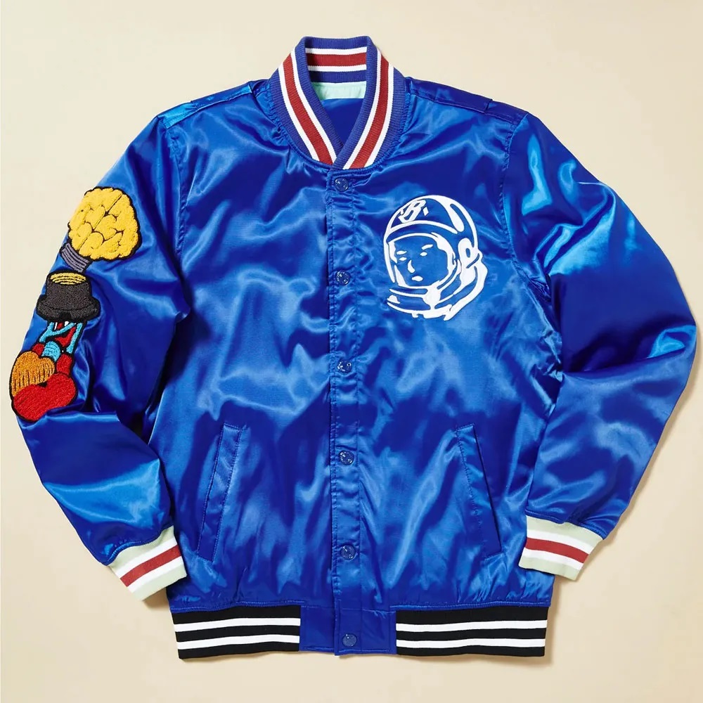 BB Starchild BBC Black and Blue Satin Jacket