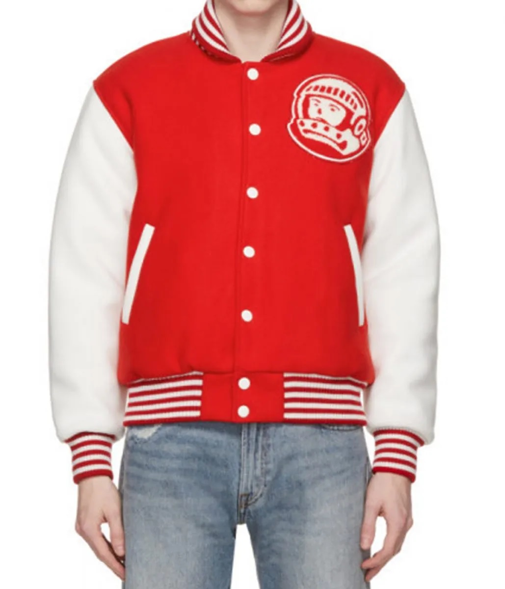 BBC Astro Varsity Red and White Jacket