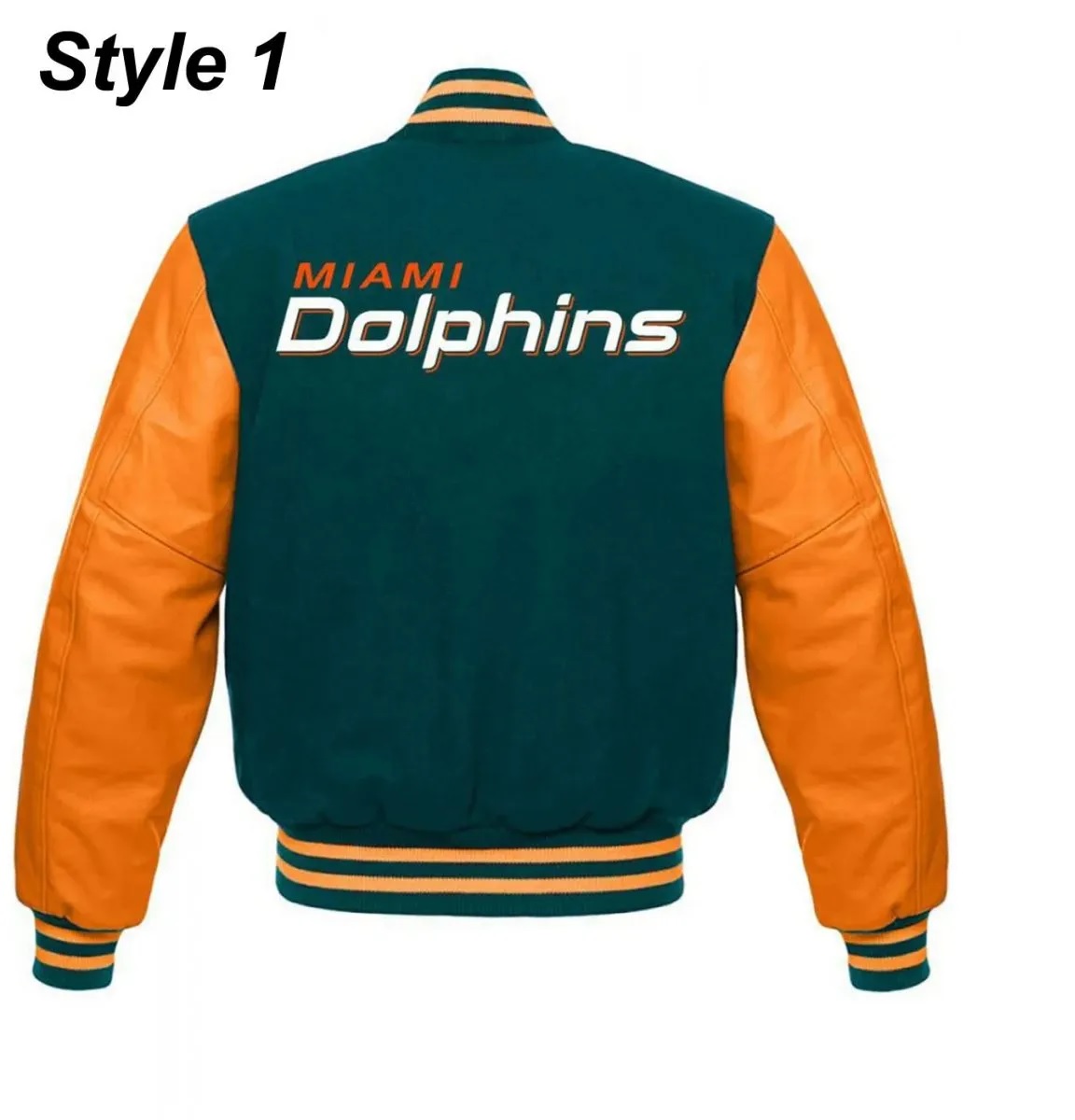 Miami Dolphins Letterman Jacket