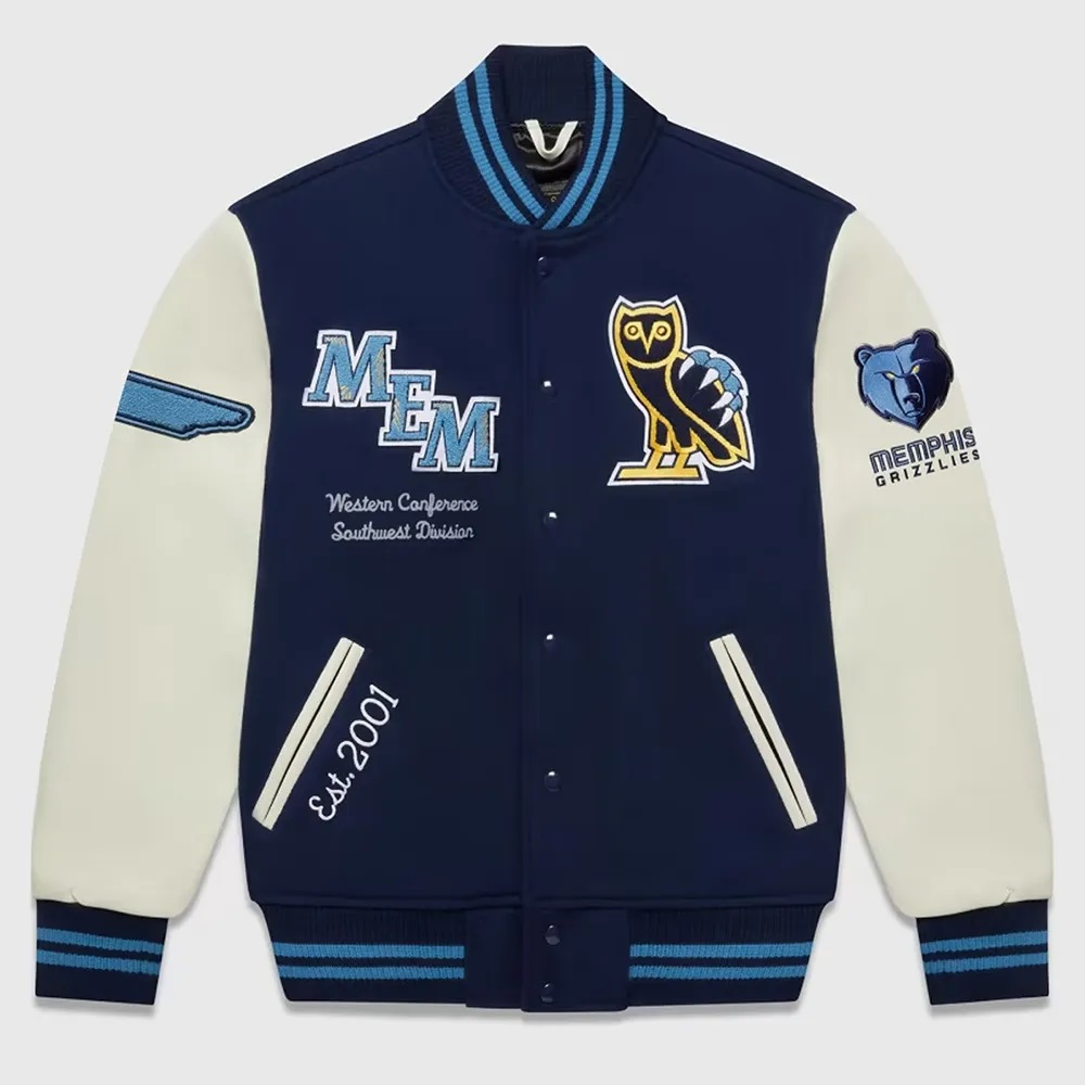 OVO Memphis Grizzlies Varsity Jacket