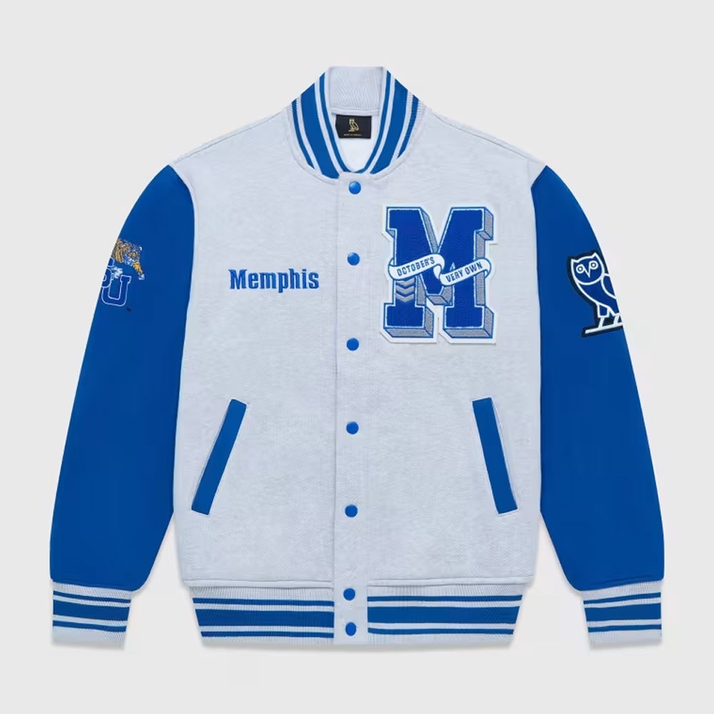 OVO X NCAA Memphis Tigers Varsity Jacket