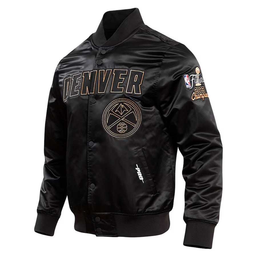 2023 Denver Nuggets NBA Finals Champions Satin Jacket