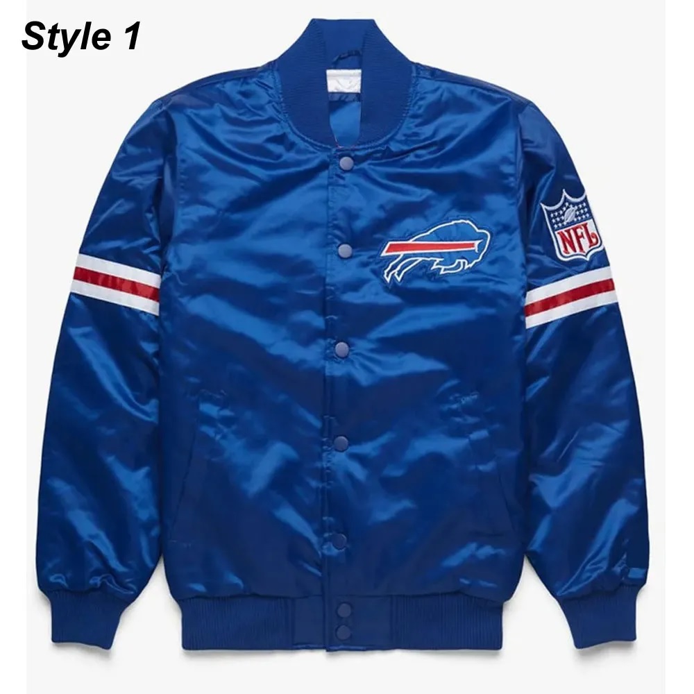 Bomber Buffalo Bills Royal Blue Jacket