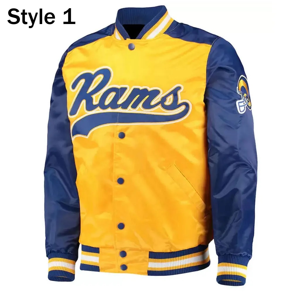 LA Rams Blue and Yellow Jacket