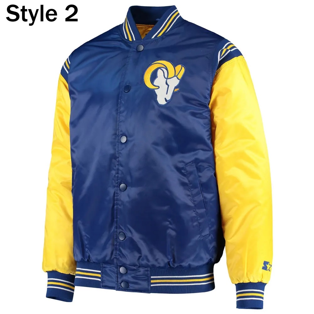 LA Rams Blue and Yellow Jacket