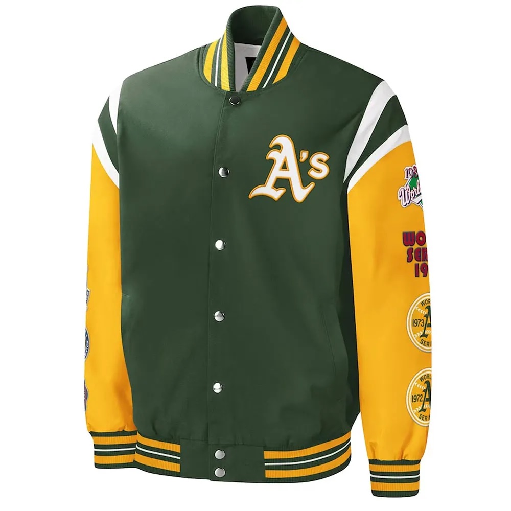 Oakland Athletics Title Holder Satin Jacket