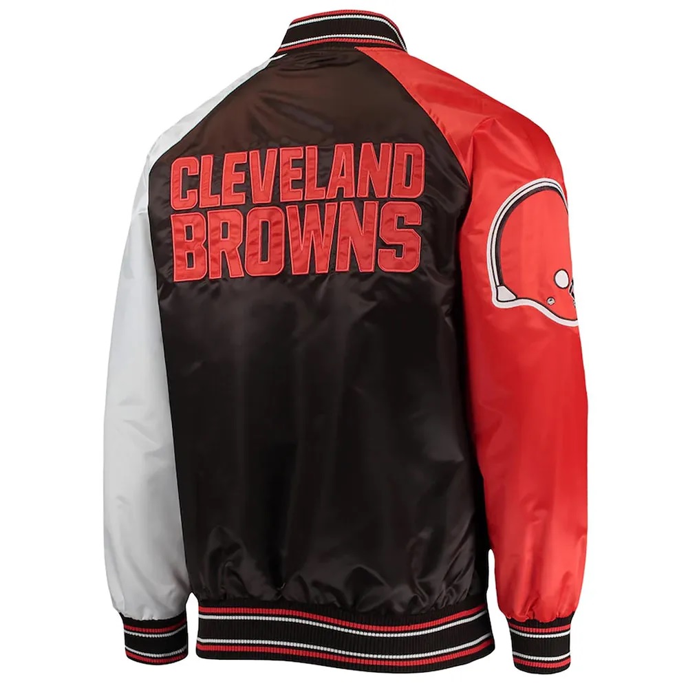 The Reliever Cleveland Browns Satin Jacket