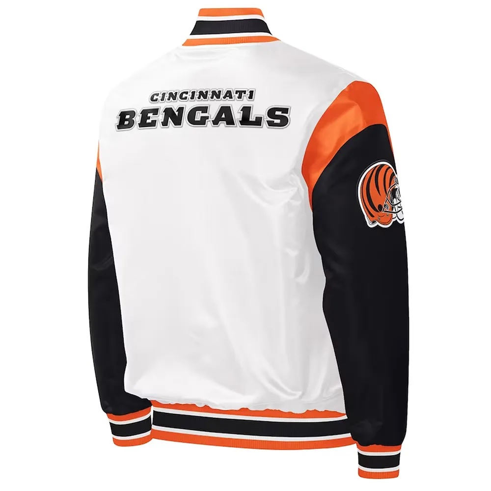 Throwback Warm Up Pitch Cincinnati Bengals Jacket