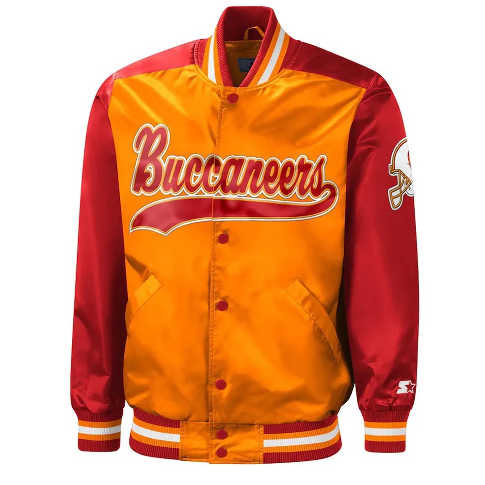 Tradition Tampa Bay Buccaneers Varsity Satin Jacket