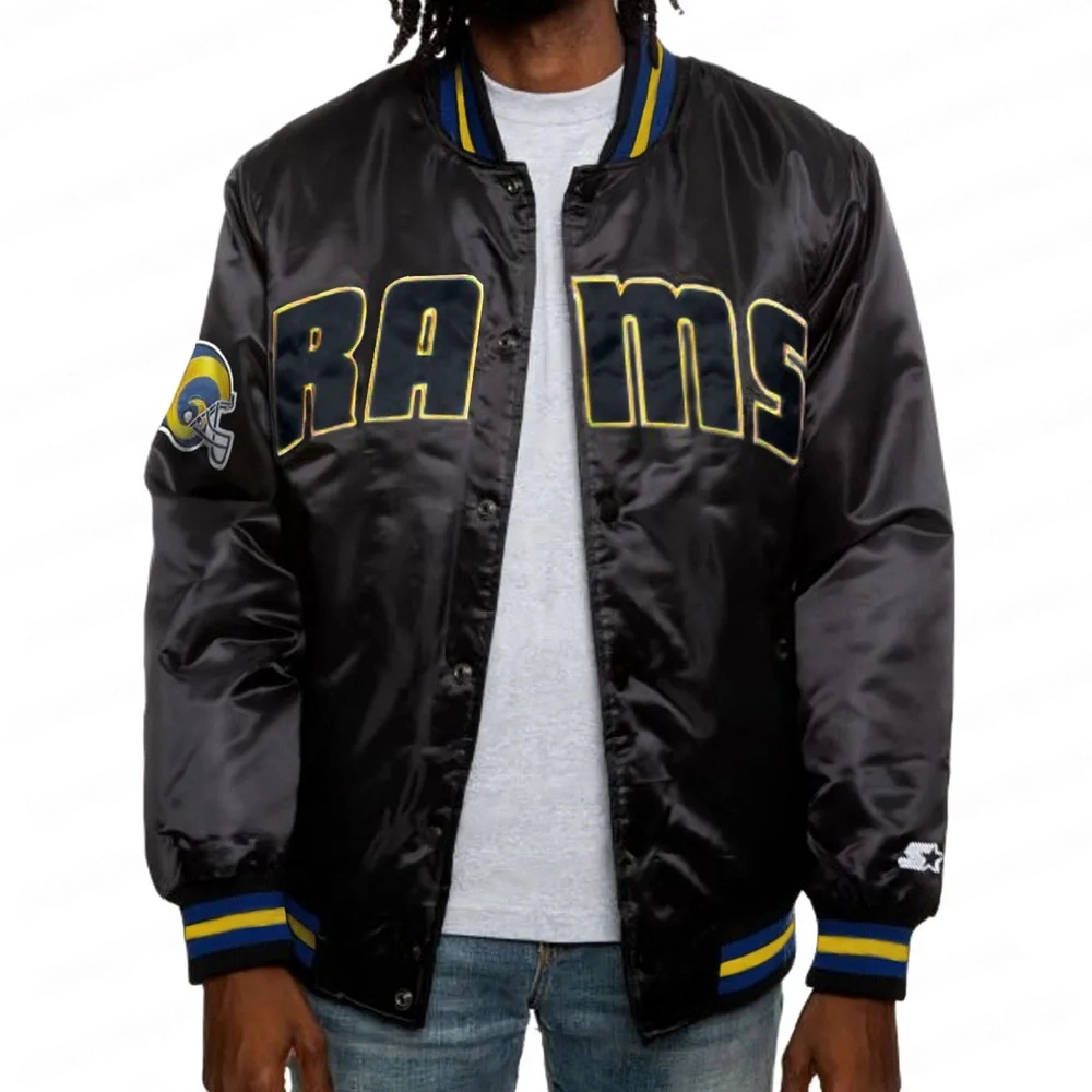 Los Angeles Rams Snoop Dogg Bomber Black Jacket