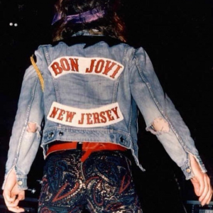 Vintage 90s Bon Jovi New Jersey Denim Jacket