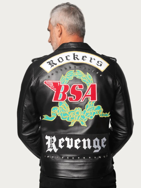 BSA George Michael Black Leather Jacket